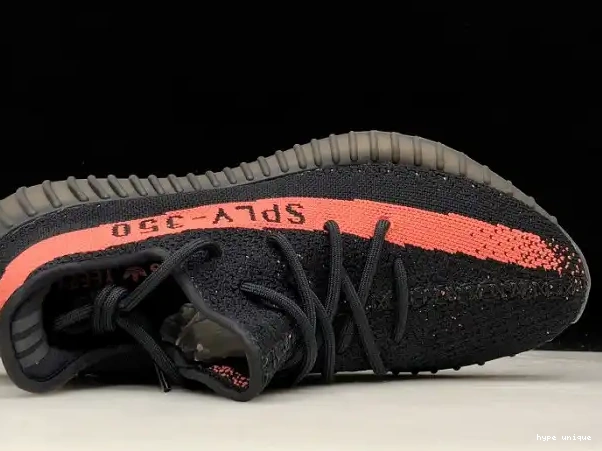 hype Adidas V2 Black Yeezy Core BY9612 350 Boost Red 0326